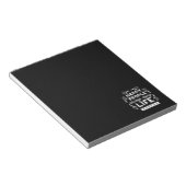 Inspirational Christian Quote from Proverbs 15:15 Notizblock (angewinkelt)