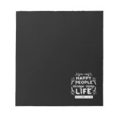 Inspirational Christian Quote from Proverbs 15:15 Notizblock (Vorderseite)