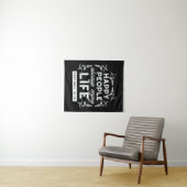 Inspirational Christian Quote from Proverbs 15:15 Wandteppich (Beispiel (Horizontal))