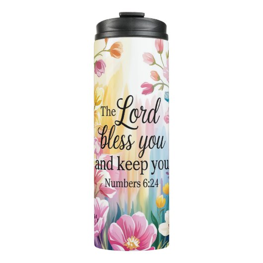 Inspirational Christian Scripture Tumbler Thermosbecher (Vorderseite)