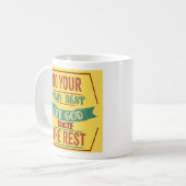 Inspirational christliche Kaffee-Tasse Kaffeetasse (Vorderseite Links)