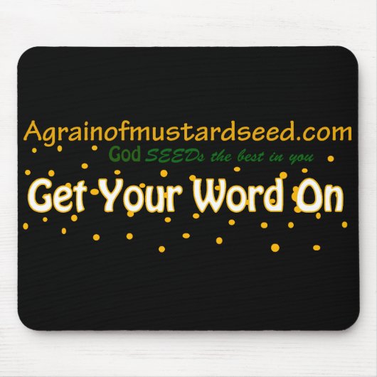 Inspirational christliches mousepad (Vorne)