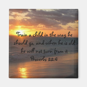 Inspirational christliches SONNENUNTERGANG Magnet