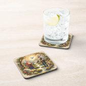 Inspirational Coaster  “Growing Old Is a Privilege Getränkeuntersetzer (Rechte Seite)