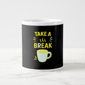 Inspirational Coffee Mug for Office Jumbo-Tasse (Vorderseite)