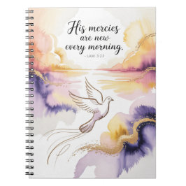 Inspirational Dove Journal - Uplifting Watercolor  Notizblock
