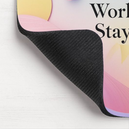 Inspirational Dream Big. Work Hard. Stay Ki Mousepad (Ecke)