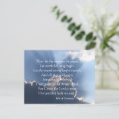 Inspirational Easter card Feiertagspostkarte (Stehend Vorderseite)