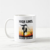 Inspirational Electrical Lineworker Kaffeetasse (Links)
