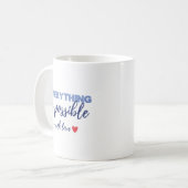 Inspirational “Everything Is Possible” Mug Kaffeetasse (Vorderseite Links)