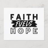 Inspirational Faith Quote – Faith Fuels Hope Flyer (Hinten)