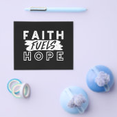Inspirational Faith Quote – Faith Fuels Hope Flyer (Einzeln)
