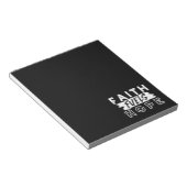 Inspirational Faith Quote – Faith Fuels Hope Notizblock (angewinkelt)