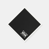 Inspirational Faith Quote – Faith Fuels Hope Serviette (Ecke)