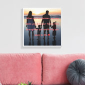 Inspirational Family Quote Canvas Leinwanddruck (Insitu (Wohnzimmer))