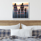 Inspirational Family Quote Canvas Leinwanddruck (Insitu (Schlafzimmer))