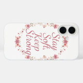 Inspirational Feminine Strength Quote Case-Mate iPhone Hülle (Rückseite (Horizontal))