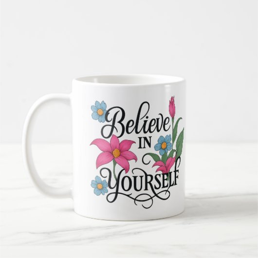 Inspirational Floral Classic Mug Kaffeetasse (Links)
