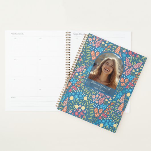 Inspirational Floral Photo Weekly Monthly Planner Planer (Anzeige)