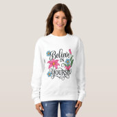Inspirational Floral Women’s Sweatshirt (Vorne ganz)