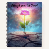 inspirational flower calendar notebook planner notizblock (Vorderseite)