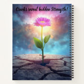 inspirational flower calendar notebook planner notizblock (Rückseite)