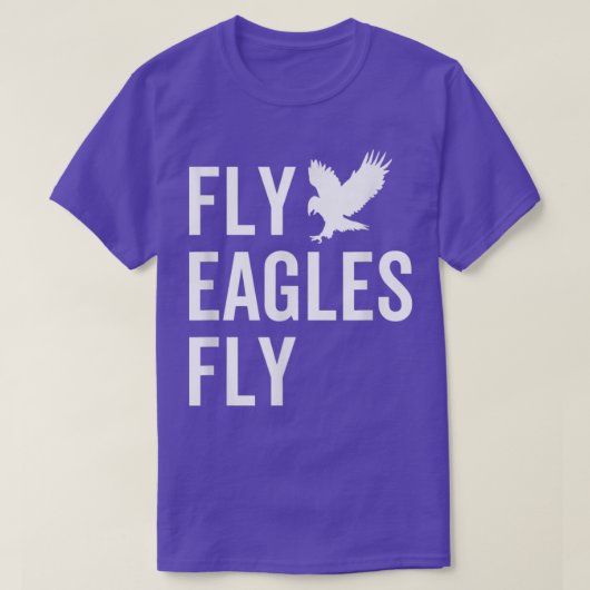 Inspirational Fly Eagles Fly T-Shirt Perfektes Ges (Design vorne)