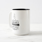Inspirational Frauen-Tasse Zweifarbige Tasse (Vorderseite Links)