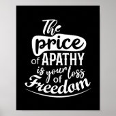 Inspirational Freedom quote Poster (Vorne)