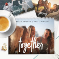 Inspirational Friends Family Modernes Script-Foto