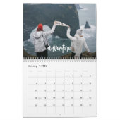 Inspirational Friends Family Modernes Script-Foto Kalender (Jan 2026)