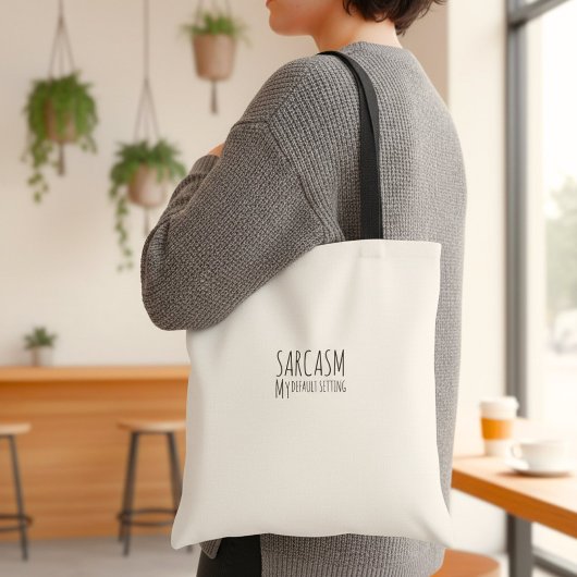 Inspirational funny  quote humor typography  tasche