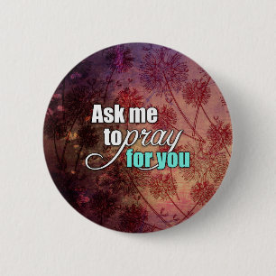 Inspirational geistiger christlicher button