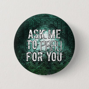 Inspirational geistiger christlicher button