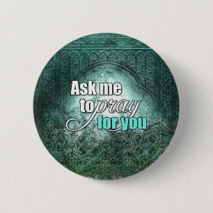 Inspirational geistiger christlicher button