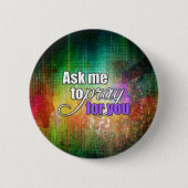 Inspirational geistiger christlicher button (Vorderseite)
