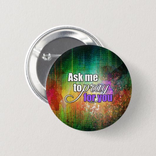 Inspirational geistiger christlicher button (Vorne & Hinten)