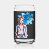 Inspirational Girl Graphic  Dosenglas (Rückseite)