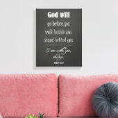 Inspirational God Will Quote with Bible Verse Leinwanddruck (Insitu (Wohnzimmer))