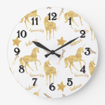 Inspirational Gold Unicorns Stars    