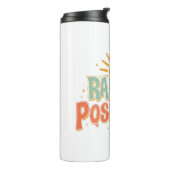 Inspirational Good Vibes and Happiness Thermosbecher (Nach links gedreht)