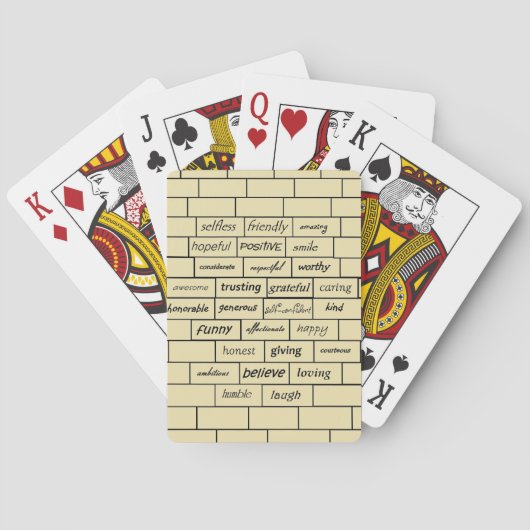 Inspirational Graffiti Playing Cards Spielkarten (Rückseite)