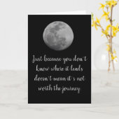 Inspirational greeting cards karte (Gelbe Blume)