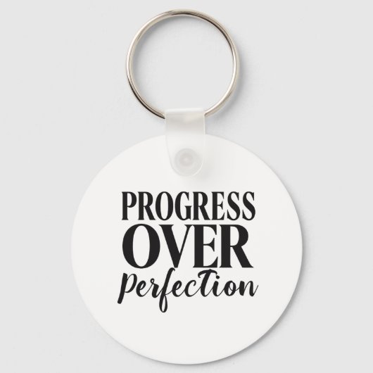 Inspirational Growth Mindset Typography Schlüsselanhänger (Rückseite)