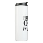 Inspirational Growth Mindset Typography Thermosbecher (Nach links gedreht)