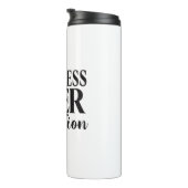 Inspirational Growth Mindset Typography Thermosbecher (Nach rechts gedreht)