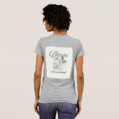 Inspirational Growth Quote Tee (Schwarz voll)