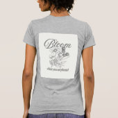 Inspirational Growth Quote Tee (Rückseite)