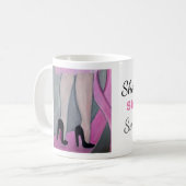 Inspirational Heels-Tasse Kaffeetasse (Vorderseite Links)