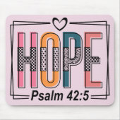 Inspirational Hope Bible Verse Mousepad (Vorne)